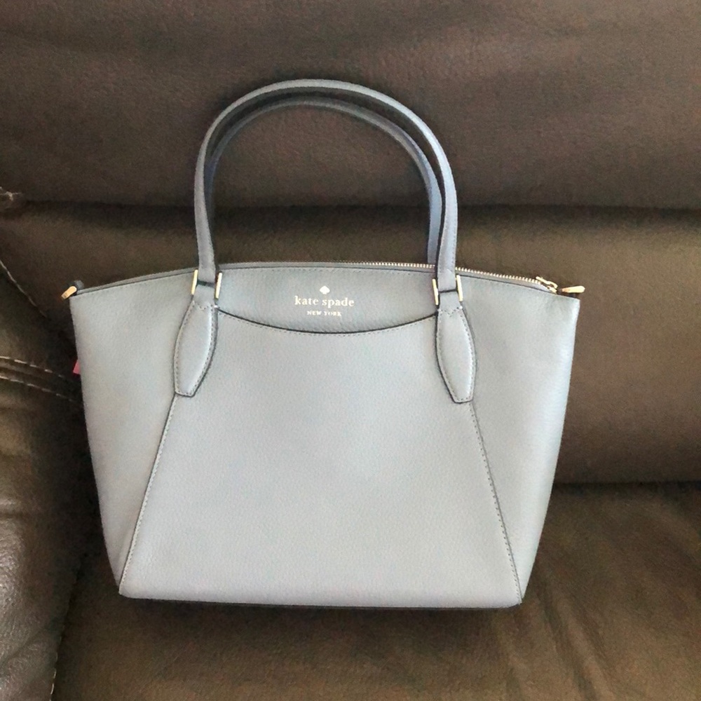 Kate spade satchel in dusty blue (no crossbody strap)